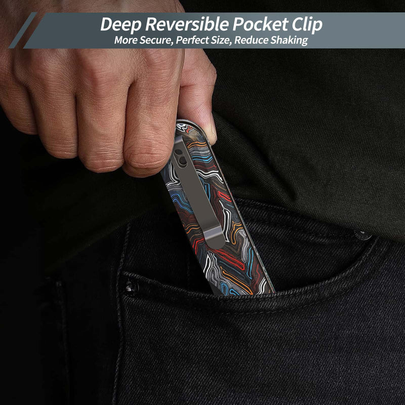 Load image into Gallery viewer, Colorful 3" Folding Knife | 14C28N | G10 | Parrot | FINTISO