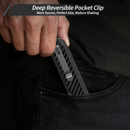 Carbon Fiber 3" Folding Knife | S35VN | Carbon Fiber | Parrot | FINTISO