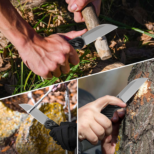 Carbon Fiber 3" Folding Knife | S35VN | Carbon Fiber | Parrot | FINTISO