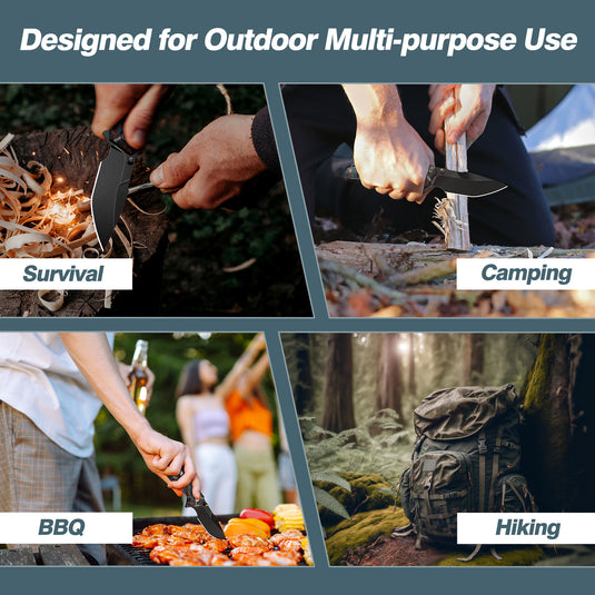 Colorful 3.26" Folding Knife | 14C28N | G10 | Falcon | FINTISO