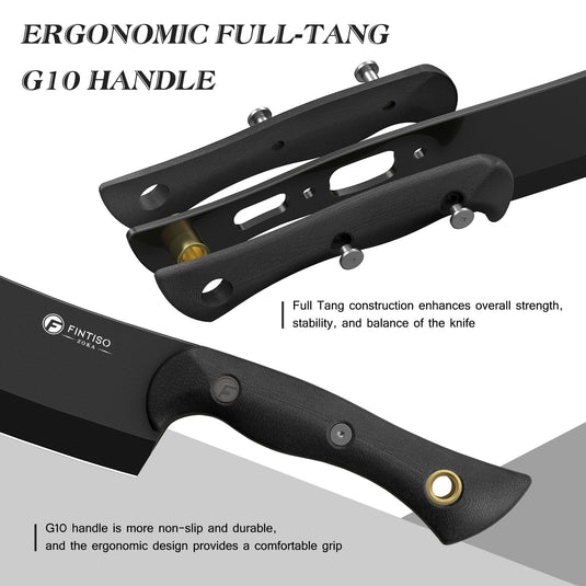 Black Butcher Knife Zoka Fintiso