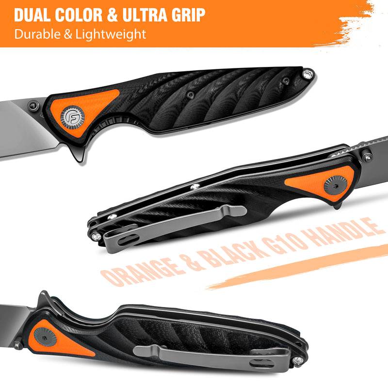 Load image into Gallery viewer, Black Orange Toucans Fintiso