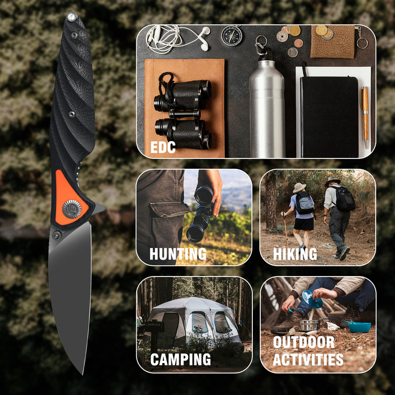 Load image into Gallery viewer, Black Orange Toucans Fintiso