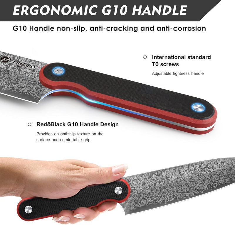 Load image into Gallery viewer, Chef Knife Vulpes Fintiso