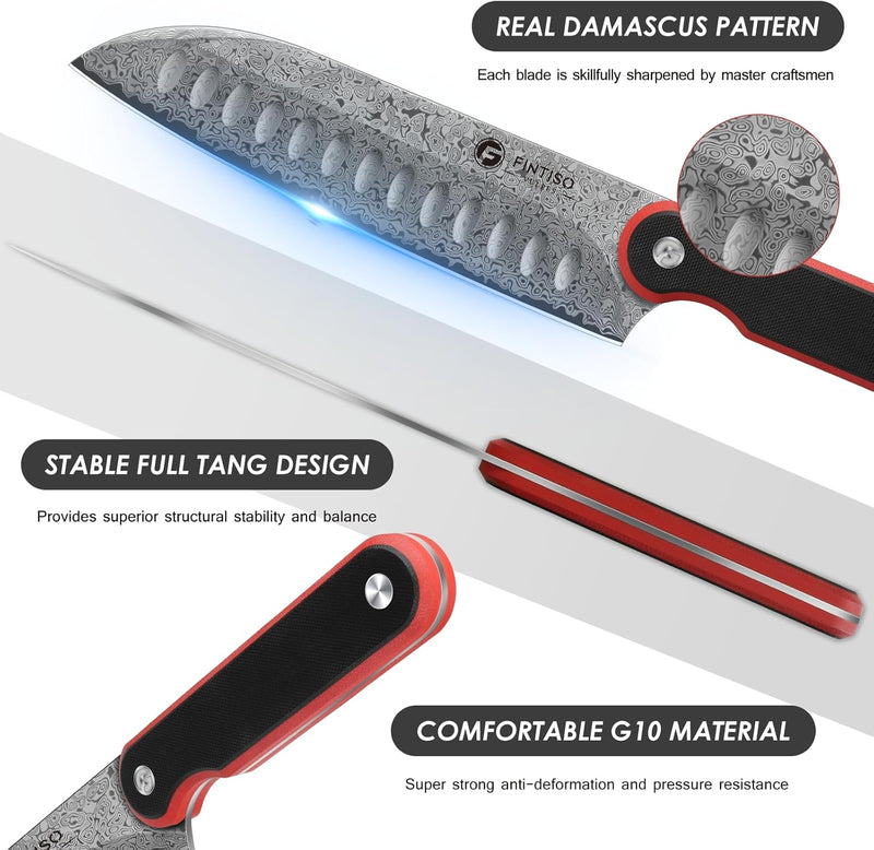 Load image into Gallery viewer, Santoku Knife Vulpes Fintiso