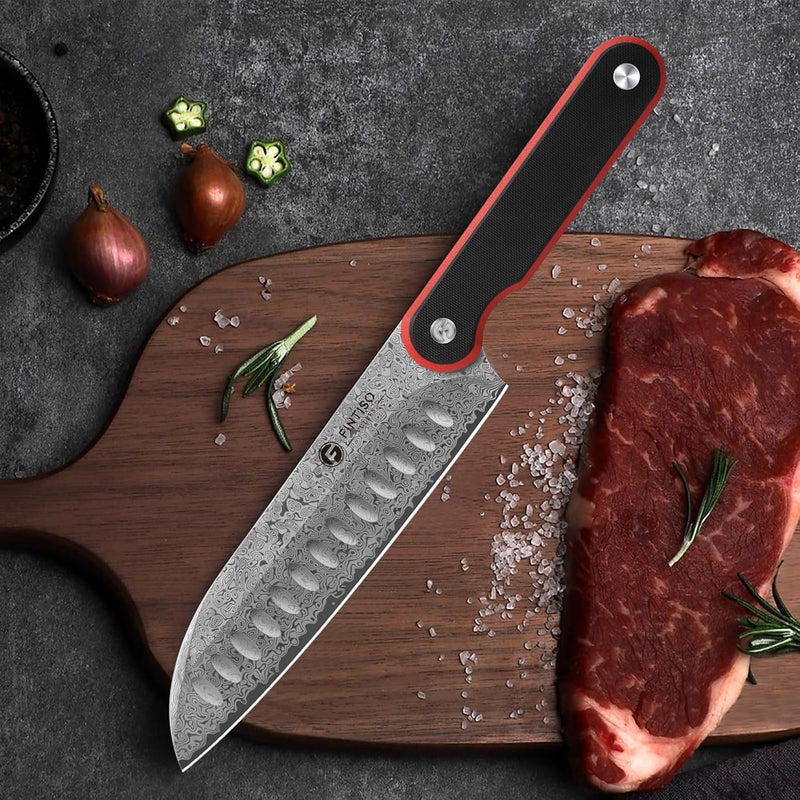 Load image into Gallery viewer, Santoku Knife Vulpes Fintiso