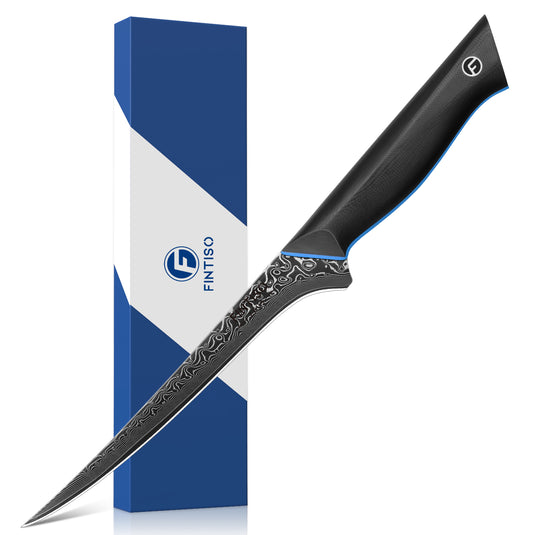 Blue Black Fillet Knife Zeus Fintiso