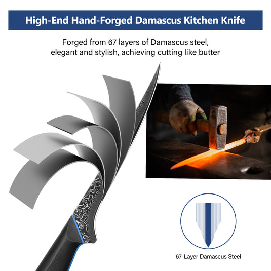 Blue Black Fillet Knife Zeus Fintiso