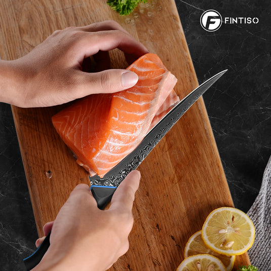 Blue Black Fillet Knife Zeus Fintiso