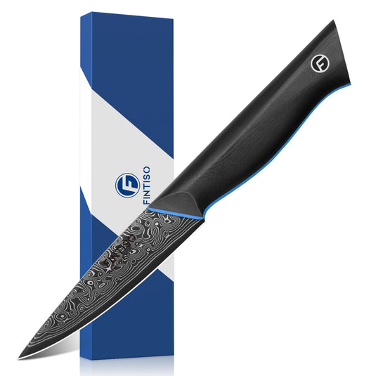 Blue Black Paring Knife Zeus Fintiso
