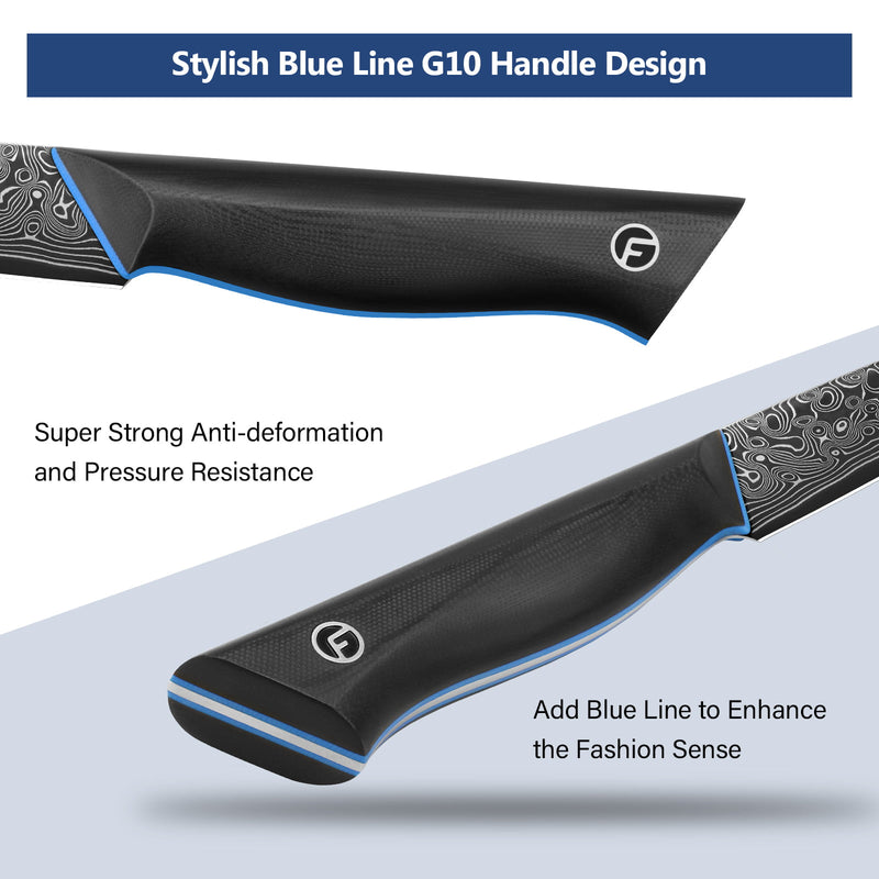 Load image into Gallery viewer, Blue Black Paring Knife Zeus Fintiso