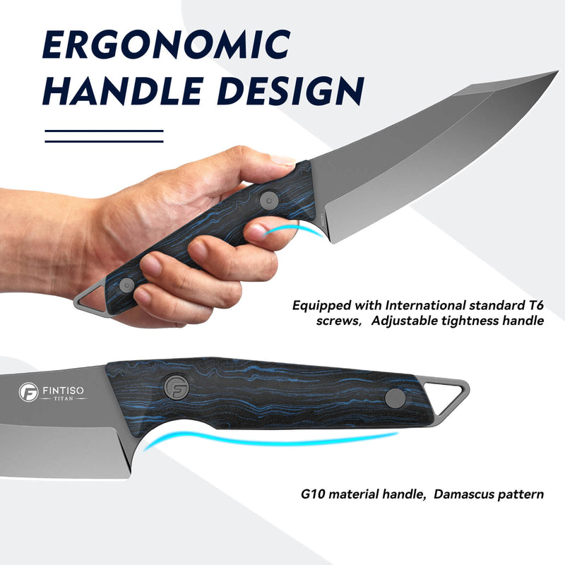 Load image into Gallery viewer, Blue Chef Knife Titan Fintiso