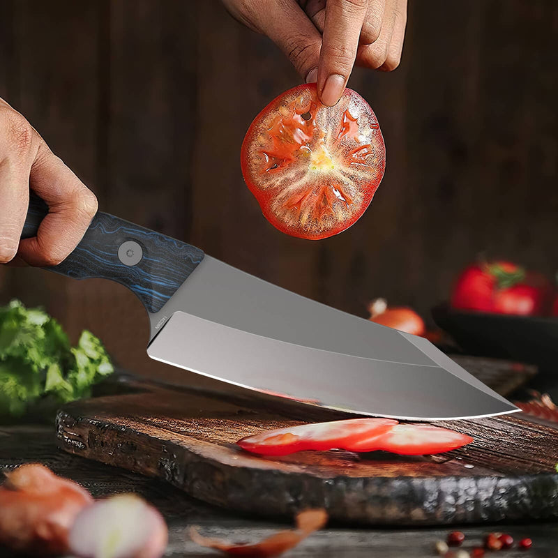 Load image into Gallery viewer, Blue Chef Knife Titan Fintiso
