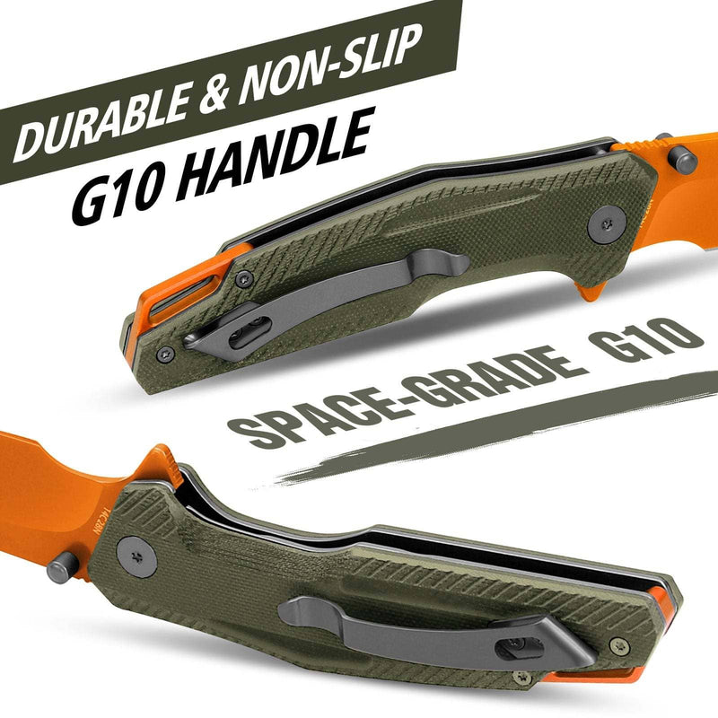 Load image into Gallery viewer, Orange Green Falcon Fintiso