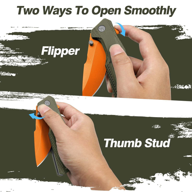 Load image into Gallery viewer, Orange Green Falcon Fintiso