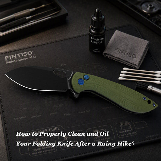 How to Properly Clean and Oil Your Folding Knife After a Rainy Hike