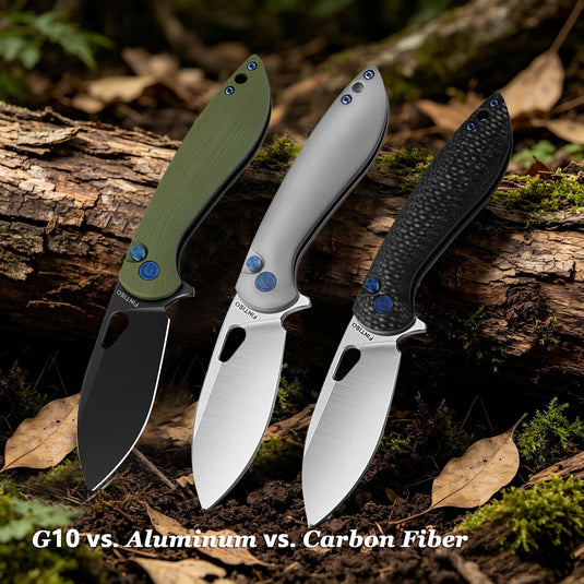 G10 vs. Aluminum vs. Carbon Fiber: Choosing the Best Handle Material for Grip and Style