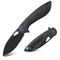 Carbon Fiber Composite 3.1" Folding Knife  |S35VN Blade | COBRA | FINTISO