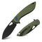 Olive 3.1" Folding Knife  |14C28N Blade | COBRA | FINTISO