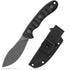 Pre-Sale Black 4.24" Fixed Blade Knife with Kydex Sheath | 14C28N | G10 | Nazar | FINTISO