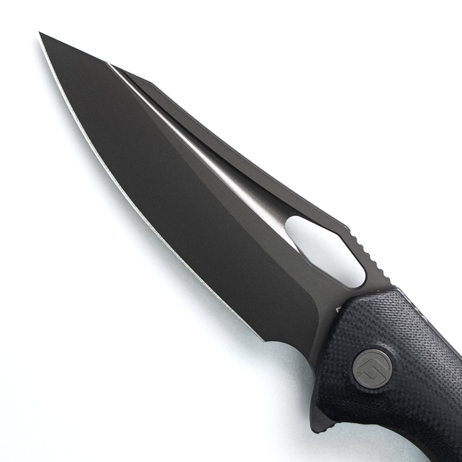 Black 3.3" Folding Knife | 14C28N | G10 | Apollo | FINTISO